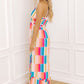 Summer Block Party Pleated Maxi Dress OMFORT