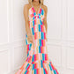 Summer Block Party Pleated Maxi Dress OMFORT