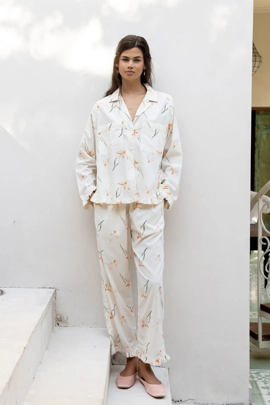 Felicity Frill Set - Long - Cotton Modal - Lily OMFORT