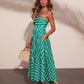 Sea Calling Cotton Striped Maxi Dress OMFORT