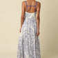 Paisley Print Maxi Dress OMFORT
