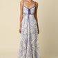 Paisley Print Maxi Dress OMFORT