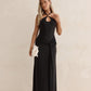 Lost In Dreams Mesh Maxi Dress Black OMFORT