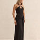 Lost In Dreams Mesh Maxi Dress Black OMFORT