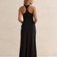 Lost In Dreams Mesh Maxi Dress Black OMFORT