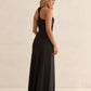 Lost In Dreams Mesh Maxi Dress Black OMFORT