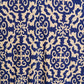 Nona Midi Dress in Navy and Cream Print OMFORT