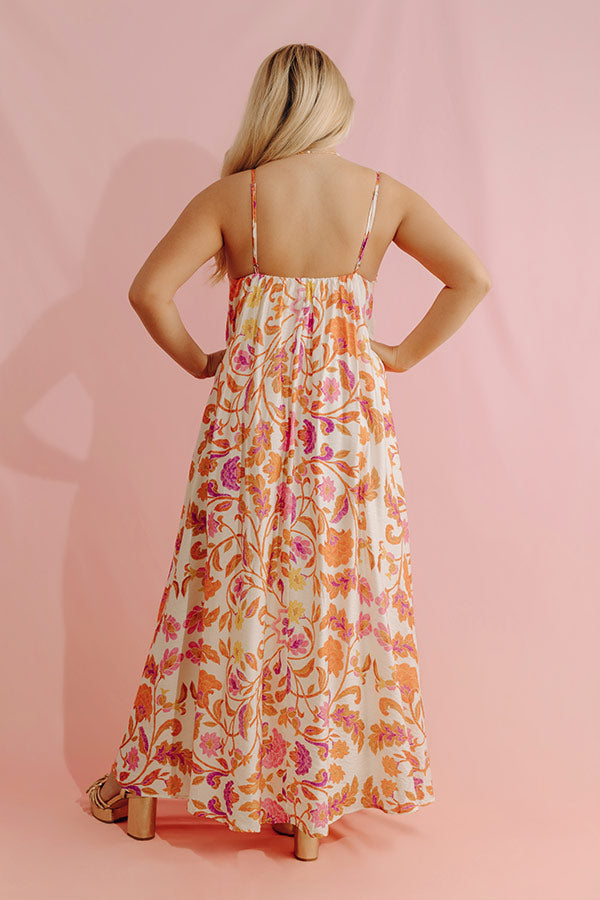 Veranda Romance Floral Midi Dress mysite