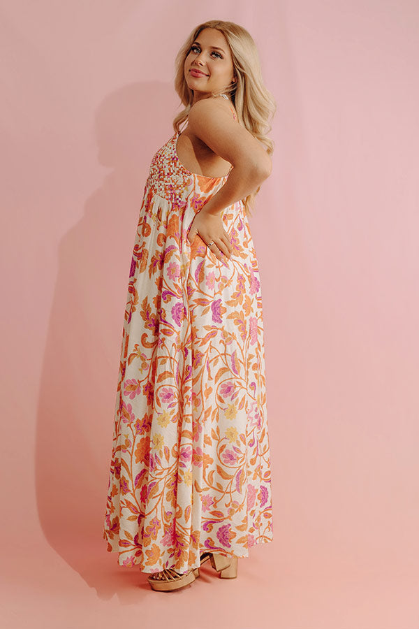 Veranda Romance Floral Midi Dress mysite
