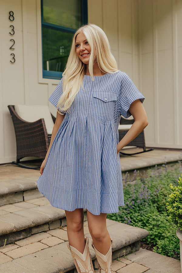 Nantucket Muse Stripe Mini Dress OMFORT