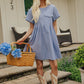 Nantucket Muse Stripe Mini Dress OMFORT