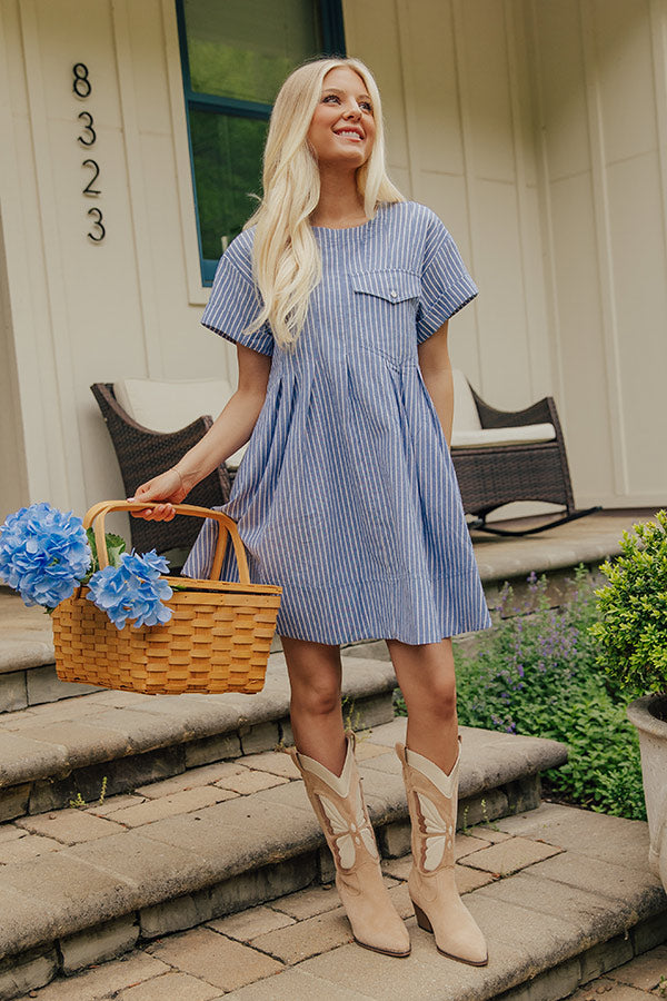 Nantucket Muse Stripe Mini Dress OMFORT