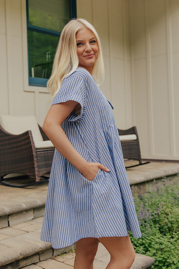 Nantucket Muse Stripe Mini Dress OMFORT
