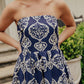 City Nights Floral Midi Dress in Navy mysite