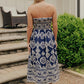 City Nights Floral Midi Dress in Navy mysite