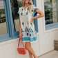 Storybook Garden Floral Mini Dress OMFORT