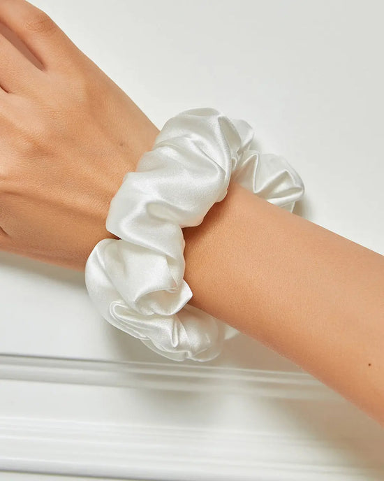 Pure Silk Soft Large Hair Scrunchie - 3.5cm OMFORT
