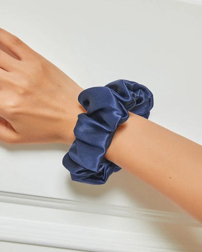 Pure Silk Soft Large Hair Scrunchie - 3.5cm OMFORT