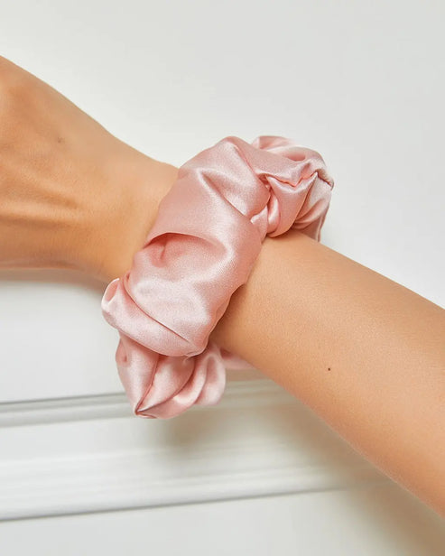 Pure Silk Soft Large Hair Scrunchie - 3.5cm OMFORT