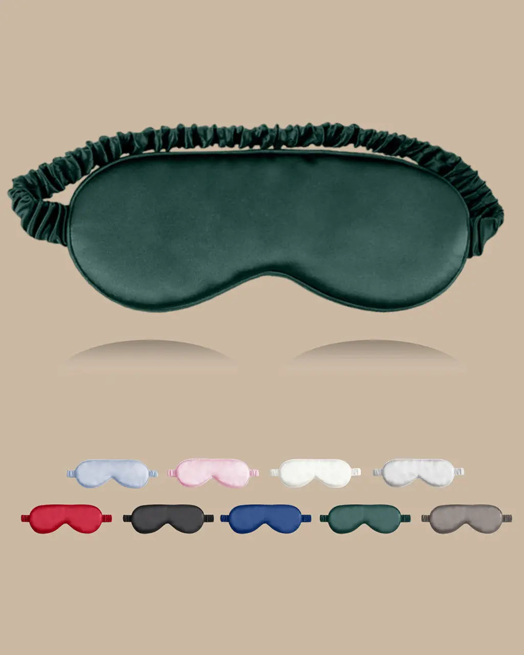 Pure Silk Sleep Eye Mask with Elastic Band OMFORT