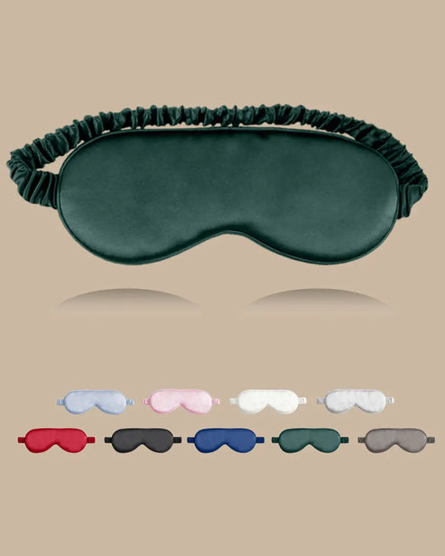Pure Silk Sleep Eye Mask with Elastic Band OMFORT