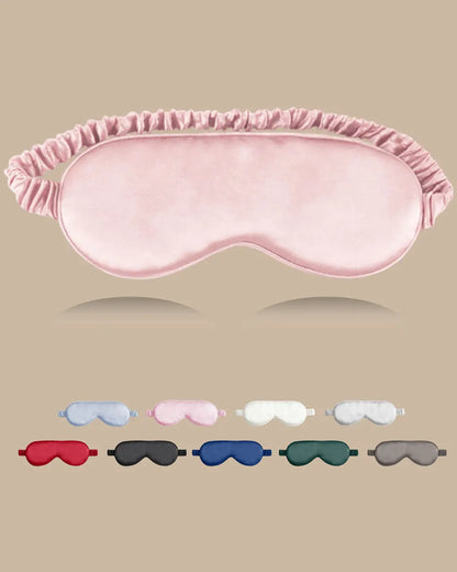 Pure Silk Sleep Eye Mask with Elastic Band OMFORT