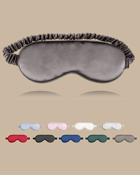 Pure Silk Sleep Eye Mask with Elastic Band OMFORT