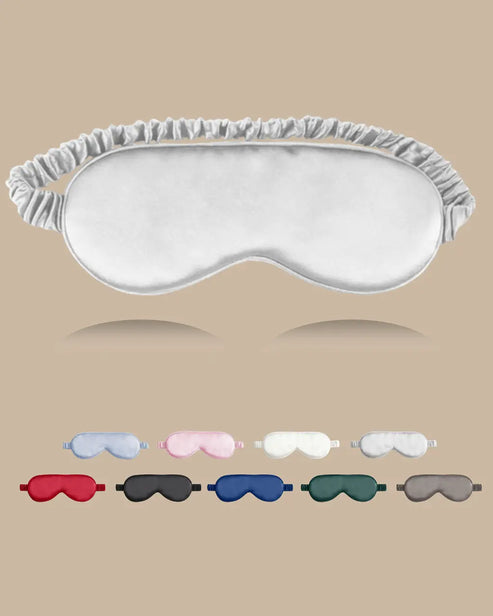 Pure Silk Sleep Eye Mask with Elastic Band OMFORT