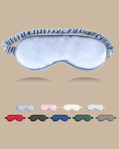 Pure Silk Sleep Eye Mask with Elastic Band OMFORT