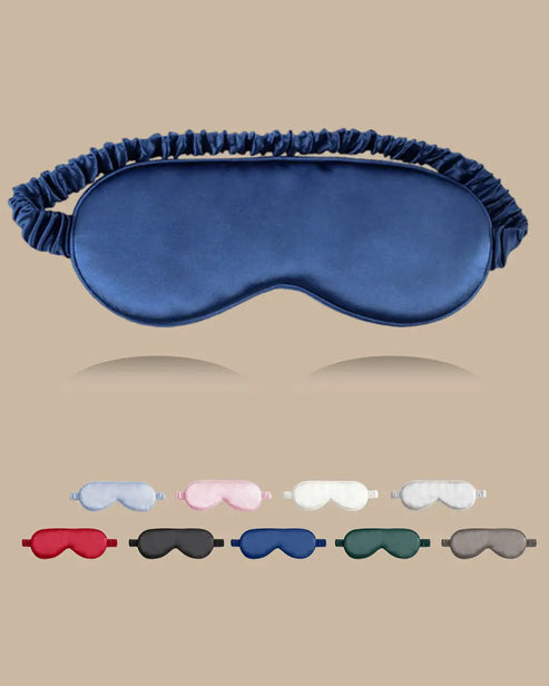 Pure Silk Sleep Eye Mask with Elastic Band OMFORT