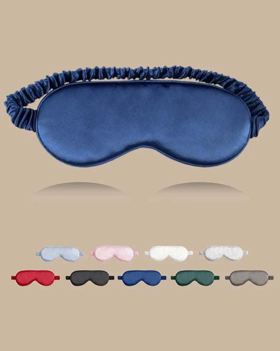 Pure Silk Sleep Eye Mask with Elastic Band OMFORT