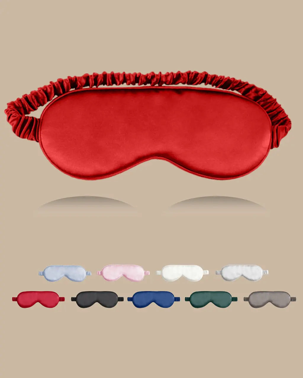 Pure Silk Sleep Eye Mask with Elastic Band OMFORT