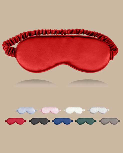 Pure Silk Sleep Eye Mask with Elastic Band OMFORT
