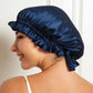 Double Layer Bonnet with Ribbon OMFORT
