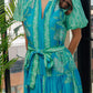 Portofino Stroll Floral Linen-Blend Midi Dress OMFORT