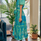 Portofino Stroll Floral Linen-Blend Midi Dress OMFORT