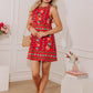 Havana Bloom Floral Linen-Blend Mini Dress mysite
