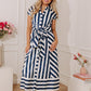 Harbor Muse Stripe Midi Dress OMFORT
