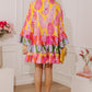 Bohemia Belle Floral Embellished Mini Dress OMFORT