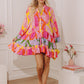 Bohemia Belle Floral Embellished Mini Dress OMFORT
