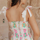 Cozumel Cutie Floral Smocked Midi Dress OMFORT