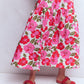 Sleeveless Poplin Dress-Pink Radiant Bloom OMFORT