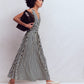 Elodie Jersey Maxi Dress-Navy and Ivory Stripe OMFORT