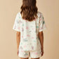 Colorful Printed Two-Piece Pajama Set OMFORT