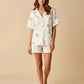 Colorful Printed Two-Piece Pajama Set OMFORT