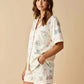 Colorful Printed Two-Piece Pajama Set OMFORT
