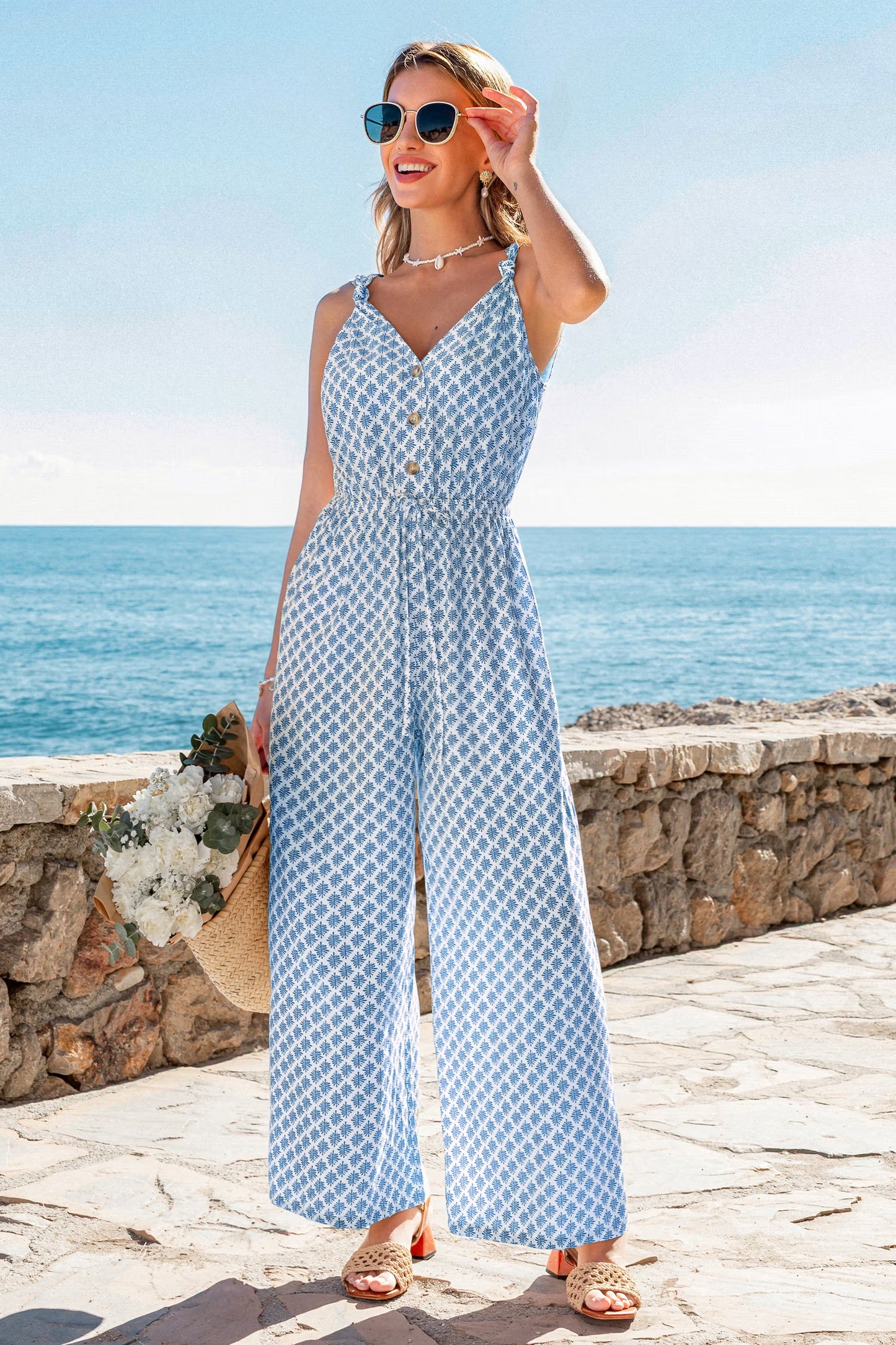 Dana Point Ornate Jumpsuit OMFORT