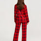 Scottish Tartan Print Pajama Set OMFORT