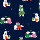 Christmas Polar Bears Print Pajama Set OMFORT