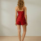 Polka Dot Print Cami Pajama Set OMFORT